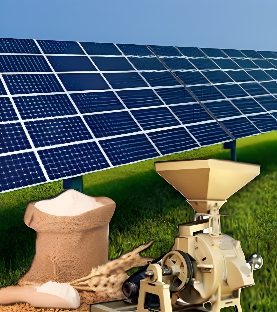 Solar Atta Chakki System in Uttar Pradesh